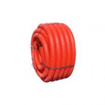 Gaine TPC rouge diam 40 rl=25m